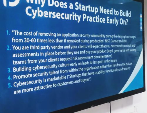 Cyber Tuesday – CyberSecurity For Startups